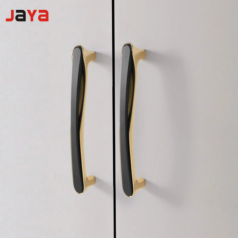 JAYA  Cabinet Door Handle  Minimalist Cabinet American Furniture Hardware Accessories Black Gold Drawer Wardrobe Door Handle