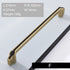 JAYA  Cabinet Door Handle  Minimalist Cabinet American Furniture Hardware Accessories Black Gold Drawer Wardrobe Door Handle