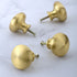 JAYA Cabinet Pulls with Copper Knurled Wardrobe Gold  Drawer Knobs Furniture with Resin Vintage Door and Antique Cabinet Knob