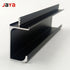 JAYA Cabinet door card plate handle black acrylic plate cabinet  aluminum alloy edge sealing handle