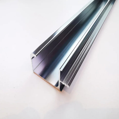 JAYA Cabinet door card plate handle black acrylic plate cabinet  aluminum alloy edge sealing handle