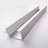 JAYA Cabinet door card plate handle black acrylic plate cabinet  aluminum alloy edge sealing handle
