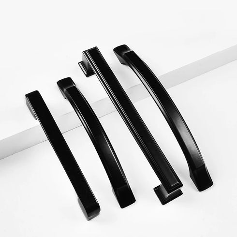 JAYA Cabinet door handle furniture hardware black cabinet door drawer zinc alloy handle