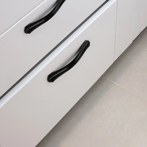 JAYA Cabinet door handle furniture hardware black cabinet door drawer zinc alloy handle