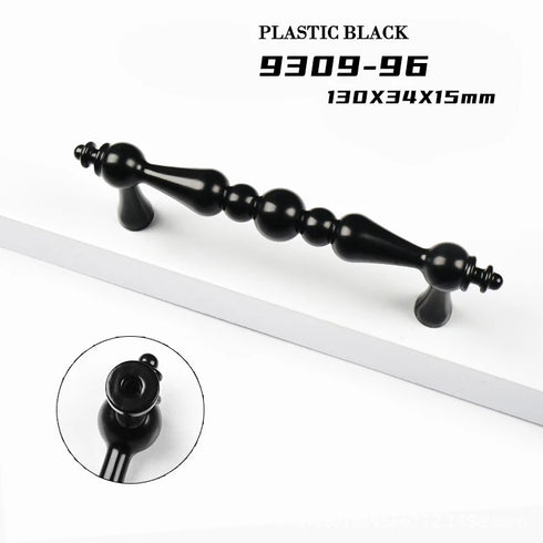 JAYA Cabinet door handle furniture hardware black cabinet door drawer zinc alloy handle