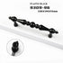 JAYA Cabinet door handle furniture hardware black cabinet door drawer zinc alloy handle