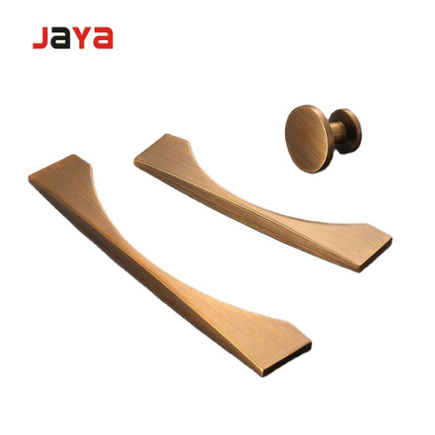JAYA Cabinet knurled branch  creative kitchen handle handle zinc alloy modern bronze solid  handle