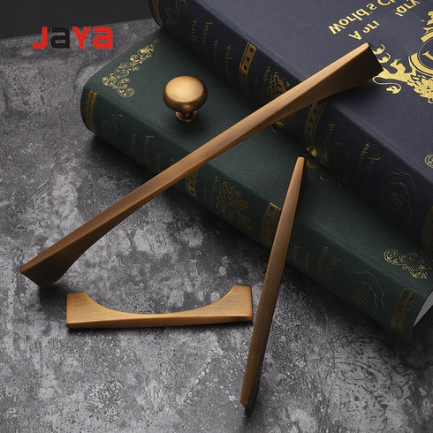 JAYA Cabinet knurled branch  creative kitchen handle handle zinc alloy modern bronze solid  handle