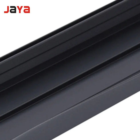 JAYA Card Plate Milling Handle Wardrobe Door Aluminum Alloy Wardrobe Handle Cabinet Black Handle