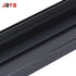 JAYA Card Plate Milling Handle Wardrobe Door Aluminum Alloy Wardrobe Handle Cabinet Black Handle