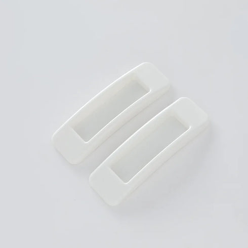 JAYA Cheap Square Slide Adhesive White Toilet Door Knob Plastic Tray With Cabinet Handles Pulls