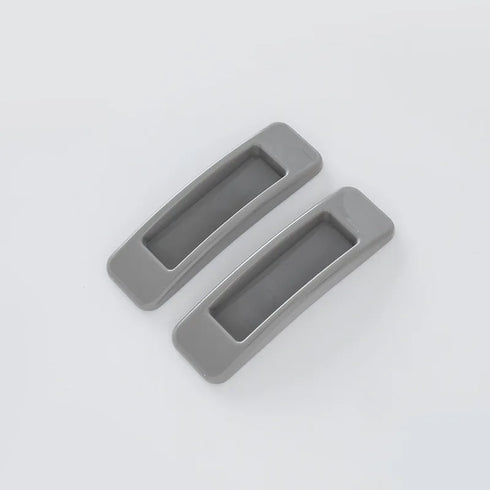 JAYA Cheap Square Slide Adhesive White Toilet Door Knob Plastic Tray With Cabinet Handles Pulls