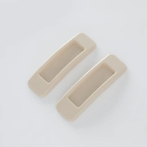JAYA Cheap Square Slide Adhesive White Toilet Door Knob Plastic Tray With Cabinet Handles Pulls