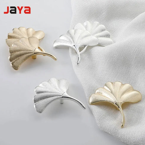 JAYA Children's Room Cabinet Drawer Cabinet Wardrobe Door Handle Personality Creative Apricot Leaf butterfly Bee Handle