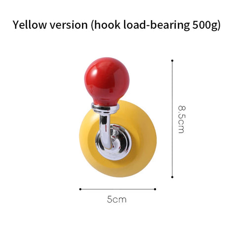 JAYA Color Creative Magnetic Suction Hook No Punching Iron Round Refrigerator Stickers Refrigerator Hook