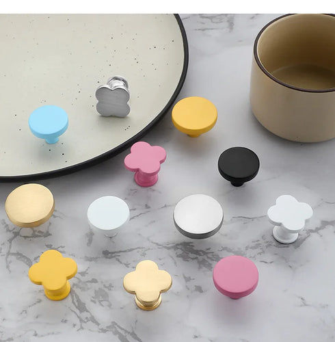 JAYA Colorful Kitchen Furniture Hardware Modern Door Knob Bedroom Closet Door Knobs Furniture Door Handle
