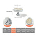 JAYA Colorful Shells Cabinet Knobs Drawer Knobs Brass Handle Knobs for Kitchen Living Room Furniture Door Handle