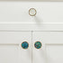 JAYA Colorful Shells Cabinet Knobs Drawer Knobs Brass Handle Knobs for Kitchen Living Room Furniture Door Handle