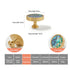 JAYA Colorful Shells Cabinet Knobs Drawer Knobs Brass Handle Knobs for Kitchen Living Room Furniture Door Handle