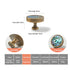 JAYA Colorful Shells Cabinet Knobs Drawer Knobs Brass Handle Knobs for Kitchen Living Room Furniture Door Handle