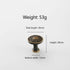 JAYA Copper Cabinet Door Handle Cabinet Door Gold Coffee Color Cabinet Furniture Door Handle Drawer Handle Knobs