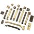 JAYA Copper Cabinet Door Handle Cabinet Door Gold Coffee Color Cabinet Furniture Handle Drawer Handle Knobs