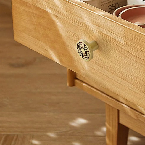 JAYA Copper Cabinet Door Handle Cabinet Door Gold Coffee Color Cabinet Furniture Handle Drawer Handle Knobs