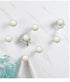 JAYA Copper brushed colorful pearl shell single hole zinc alloy handle simple drawer wardrobe cabinet handle