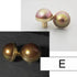 JAYA Copper brushed colorful pearl shell single hole zinc alloy handle simple drawer wardrobe cabinet handle