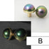 JAYA Copper brushed colorful pearl shell single hole zinc alloy handle simple drawer wardrobe cabinet handle