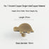 JAYA Creative Personalized French Retro Cabinet Shoe Drawer Handles Solid Brass Wall Cabinet Drawer Handles for Furniture