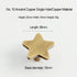 JAYA Creative Personalized French Retro Cabinet Shoe Drawer Handles Solid Brass Wall Cabinet Drawer Handles for Furniture