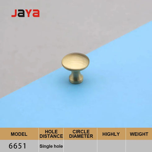 JAYA Cupboard Handles T-shape Solid Furniture Hardware Cabinet Drawer Brass  Handle and Knob Wardrobe Pulls