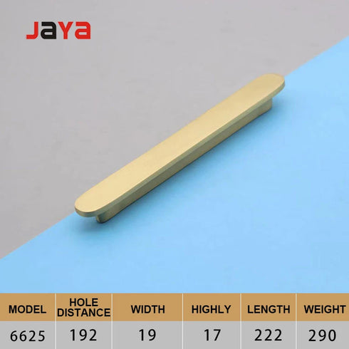 JAYA Cupboard Handles T-shape Solid Furniture Hardware Cabinet Drawer Brass  Handle and Knob Wardrobe Pulls