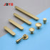 JAYA Cupboard Handles T-shape Solid Furniture Hardware Cabinet Drawer Brass  Handle and Knob Wardrobe Pulls