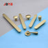 JAYA Cupboard Handles T-shape Solid Furniture Hardware Cabinet Drawer Brass  Handle and Knob Wardrobe Pulls