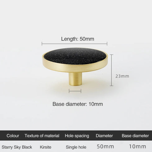 JAYA Door Knob Stone Cabinet Drawer Knobs Cupboard Dresser Drawer Pulls Handles Shell Handle Knobs Furniture Door Handle