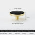 JAYA Door Knob Stone Cabinet Drawer Knobs Cupboard Dresser Drawer Pulls Handles Shell Handle Knobs Furniture Door Handle