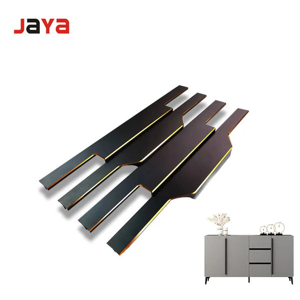 JAYA Drawing Gold Card Board Cabinet Door Handle Cabinet Wardrobe Card Board Handle Drawing Gold Aluminum Alloy Handle