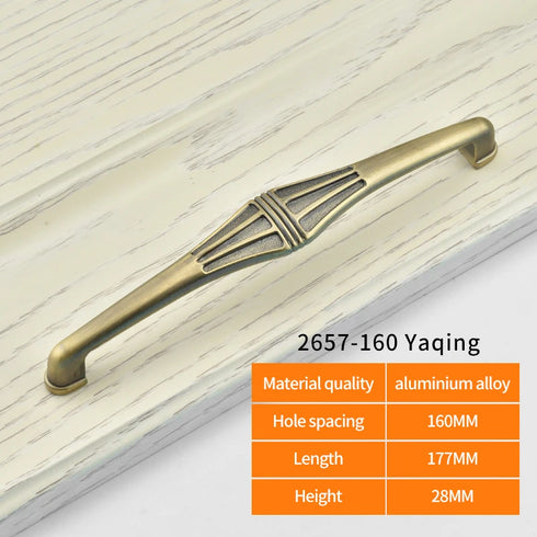 JAYA Europe Style Retro  Pull Door Handles  Gold Rose Gold Eye Aluminum Alloy Handle Door Knob
