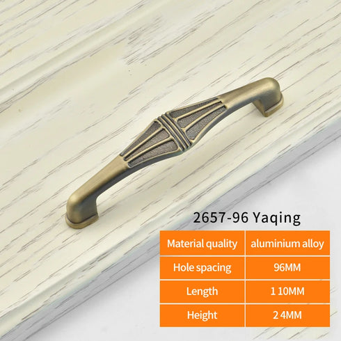 JAYA Europe Style Retro  Pull Door Handles  Gold Rose Gold Eye Aluminum Alloy Handle Door Knob