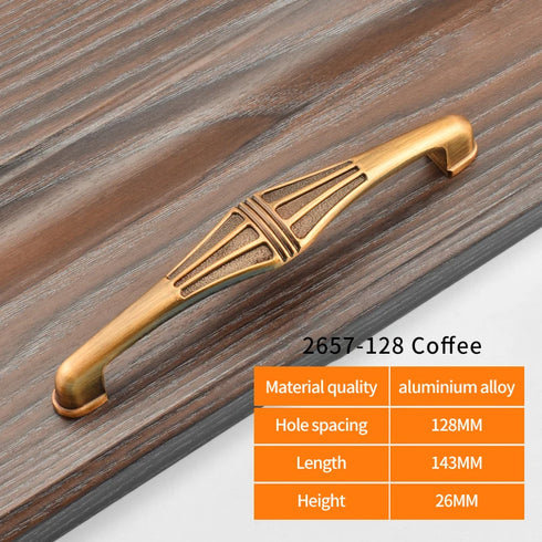 JAYA Europe Style Retro  Pull Door Handles  Gold Rose Gold Eye Aluminum Alloy Handle Door Knob