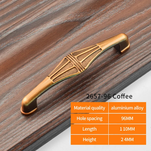 JAYA Europe Style Retro  Pull Door Handles  Gold Rose Gold Eye Aluminum Alloy Handle Door Knob