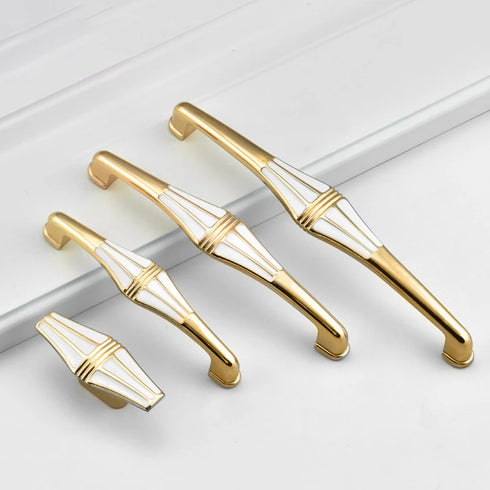 JAYA Europe Style Retro  Pull Door Handles  Gold Rose Gold Eye Aluminum Alloy Handle Door Knob