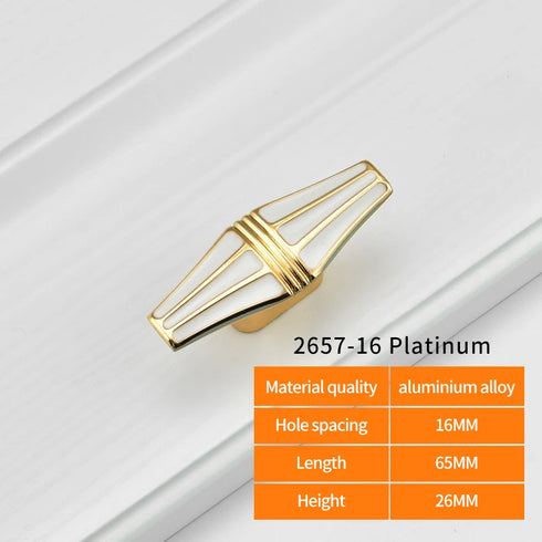 JAYA Europe Style Retro  Pull Door Handles  Gold Rose Gold Eye Aluminum Alloy Handle Door Knob