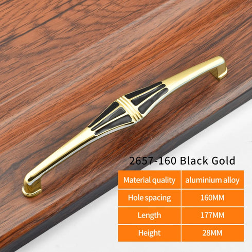 JAYA Europe Style Retro  Pull Door Handles  Gold Rose Gold Eye Aluminum Alloy Handle Door Knob
