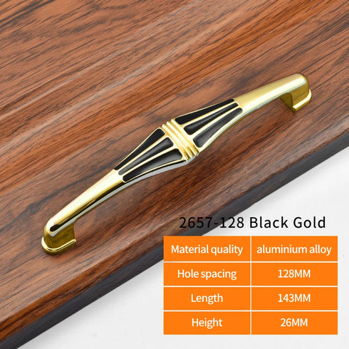 JAYA Europe Style Retro  Pull Door Handles  Gold Rose Gold Eye Aluminum Alloy Handle Door Knob