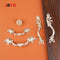 JAYA Europe Type Cabinet Door Opens Double Handle Furniture Carved Chest Imitates Classic Door Knobs