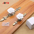 JAYA European-style  ceramics antique copper rose single cabinet hole furniture handle