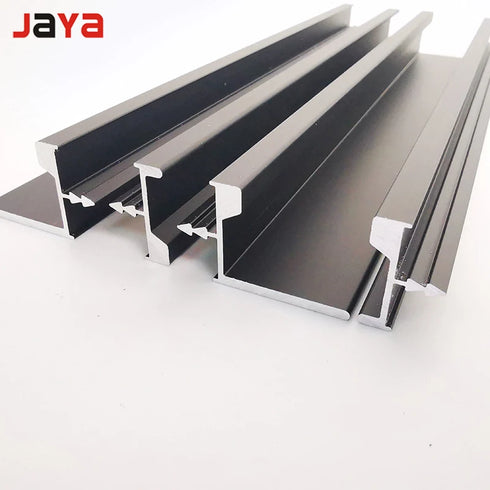 JAYA European Style 18mm Board Mother Handle Clothes Cabinet Furniture Hardware Embedded Invisible Door Handle Hidden Handle